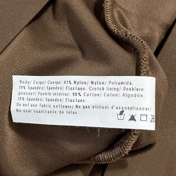 Maidenform Shaper Womens XXL Brown Thigh Slimmer Panty Tummy Control High‎ Waist - Picture 6 of 12